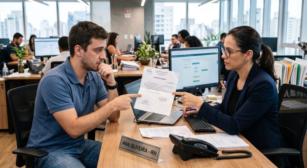 A empresa pode recusar um atestado médico depois de 72 horas?